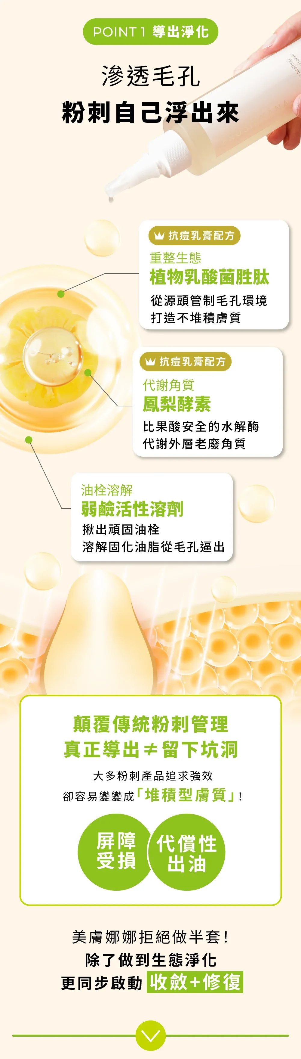 【美膚娜娜】毛孔淨化導出液組合 (導出液150ml+導出鏟1入+化妝棉30入)